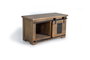 GINER Y COLOMER Mueble televisor de madera de acacia y mango con detalles en metal